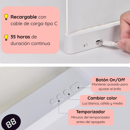 Lámpara Led Para Lecturas Nocturnas